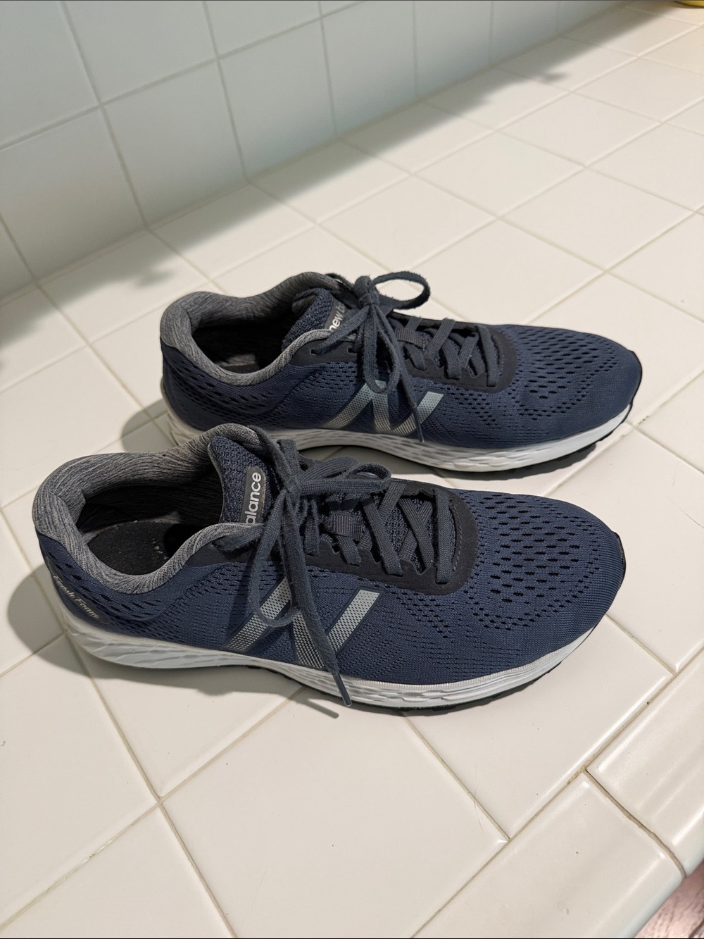 New Balance Navy Blue Mesh Sneakers - Picture 2 of 8